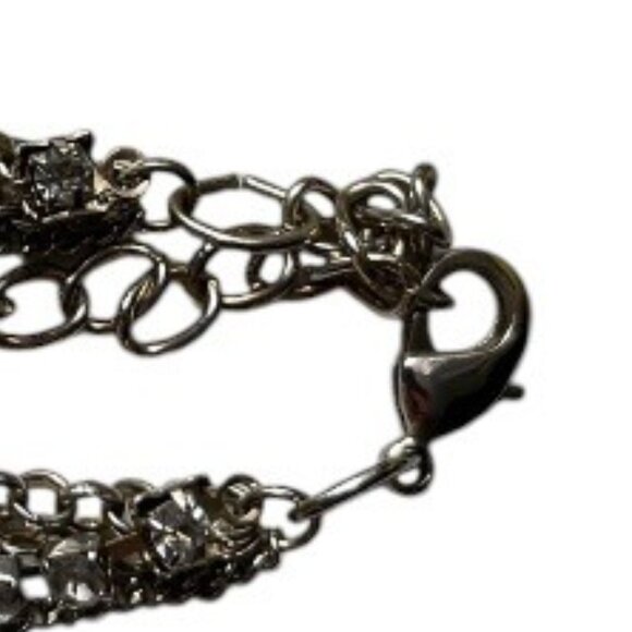 Simply Vera Vera Wang Multistrand Necklace and Earrings Rhinestones and Beads - Picture 12 of 13